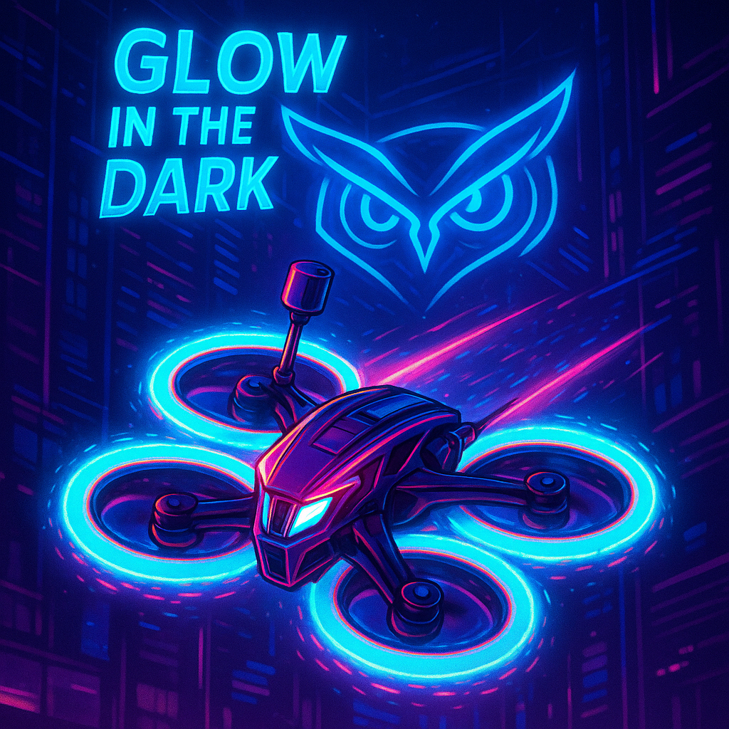 Illustration Orchies de Lipo in the dark !-Glow in the dark