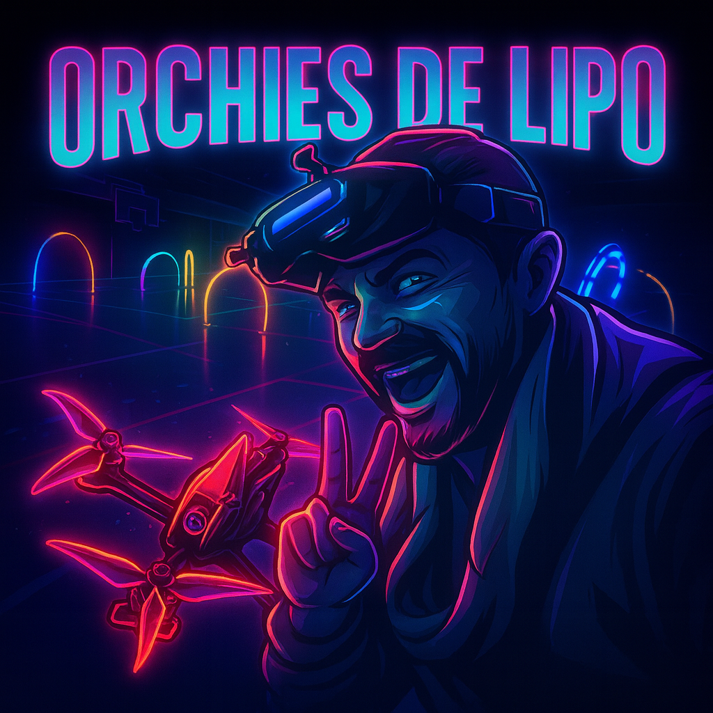 Illustration Orchies de Lipo in the dark !