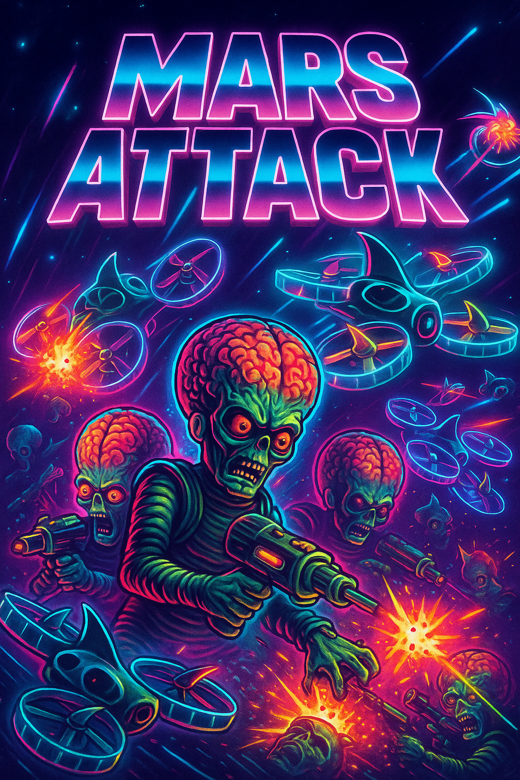 Illustration Mars Attack